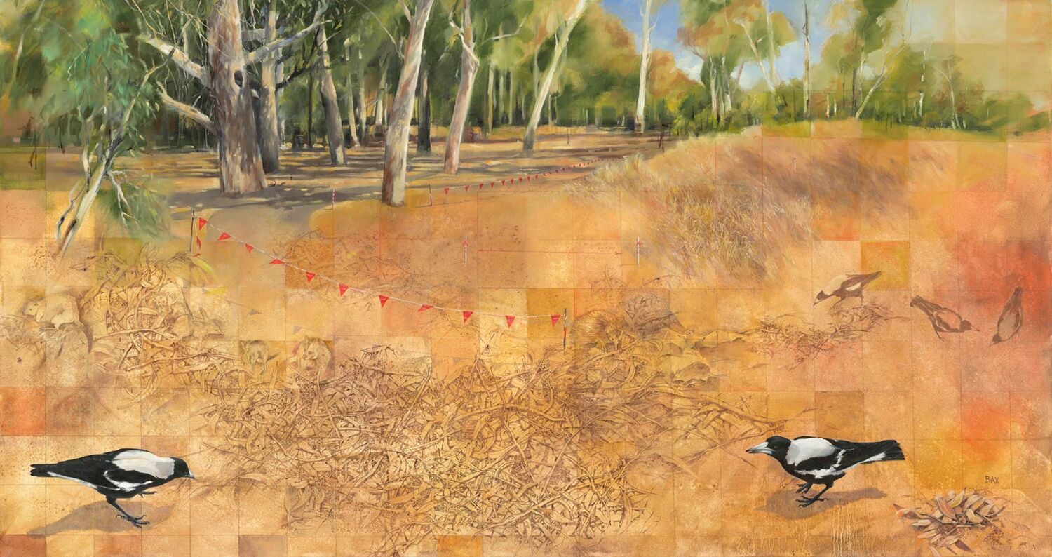 Magpie Landscape, Bakkabakkandi