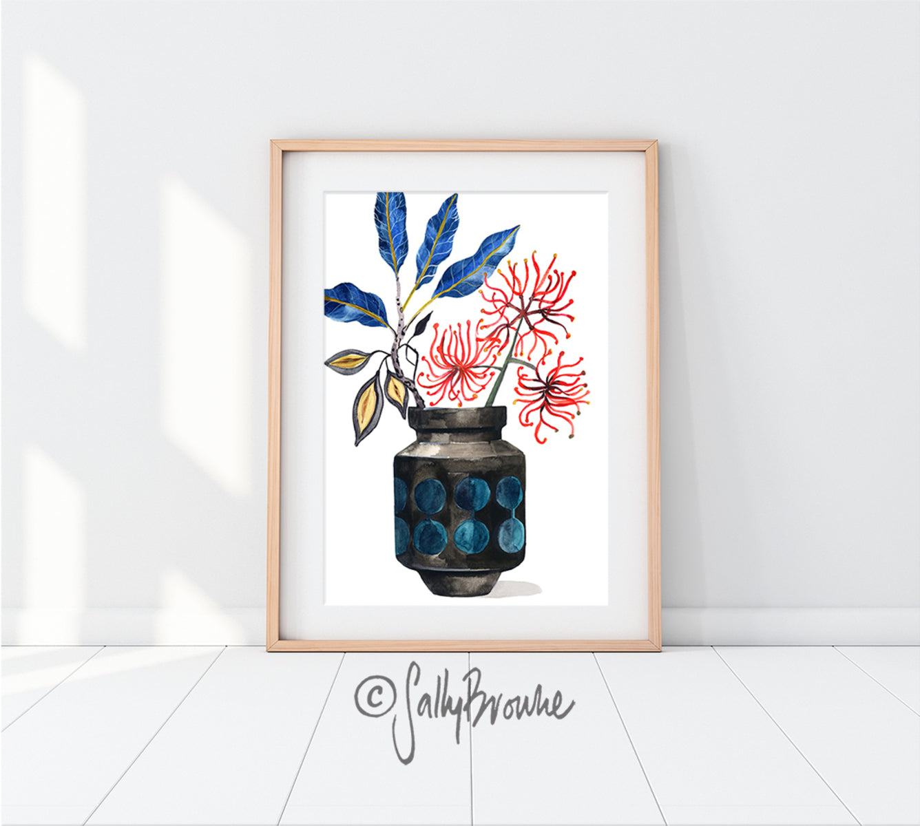 Firewheel in Retro Vase