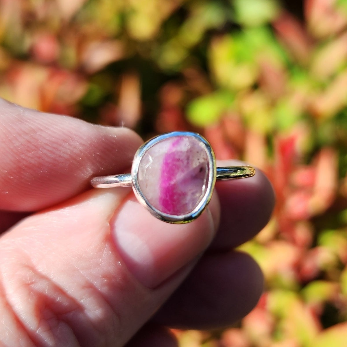 Ruby in Quartz ring
