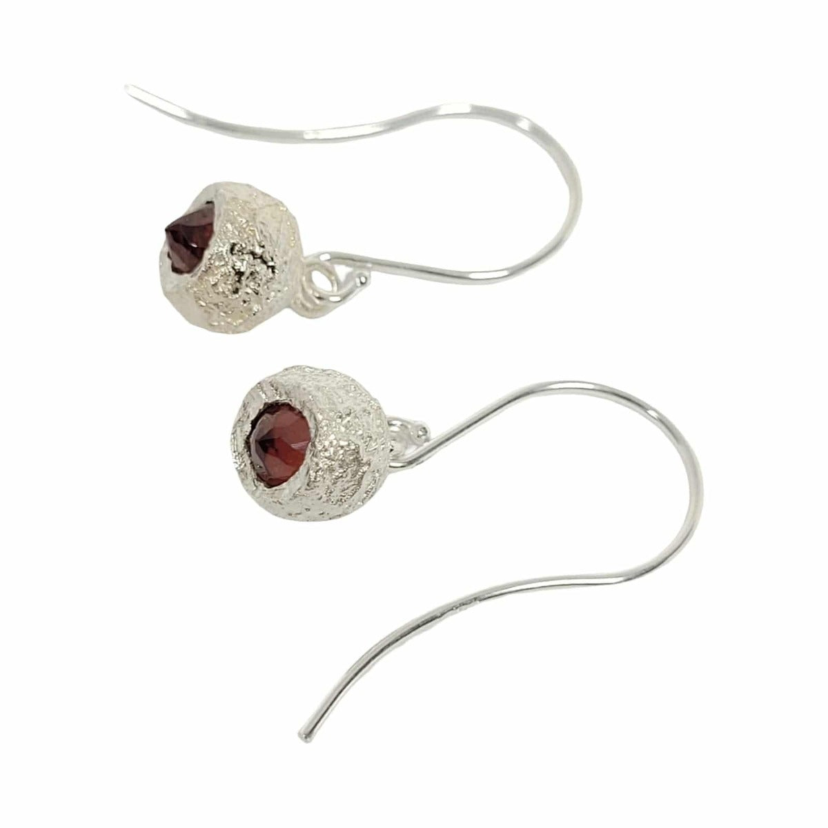 Gumnut and garnet earrings