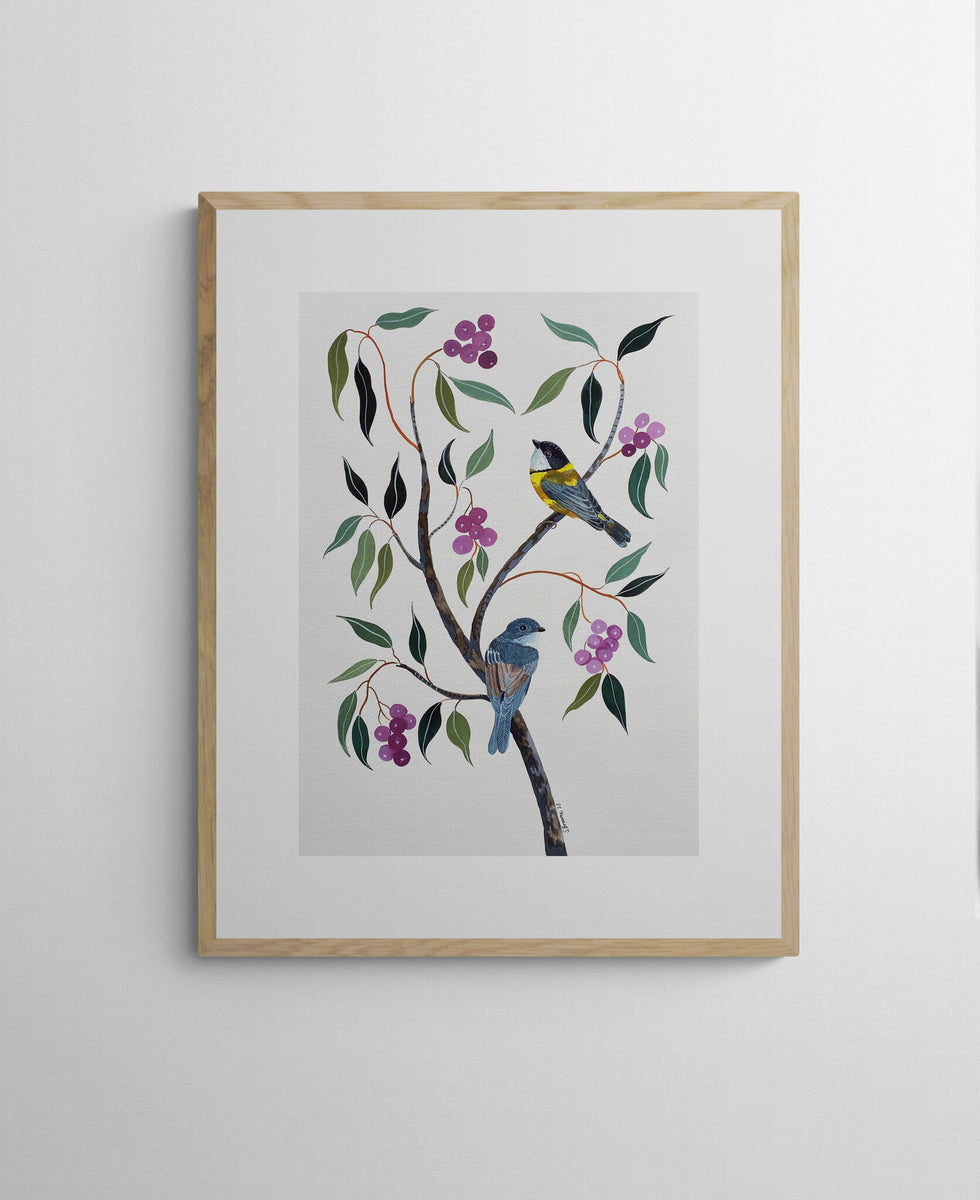 Golden Whistlers and Lilly Pilly