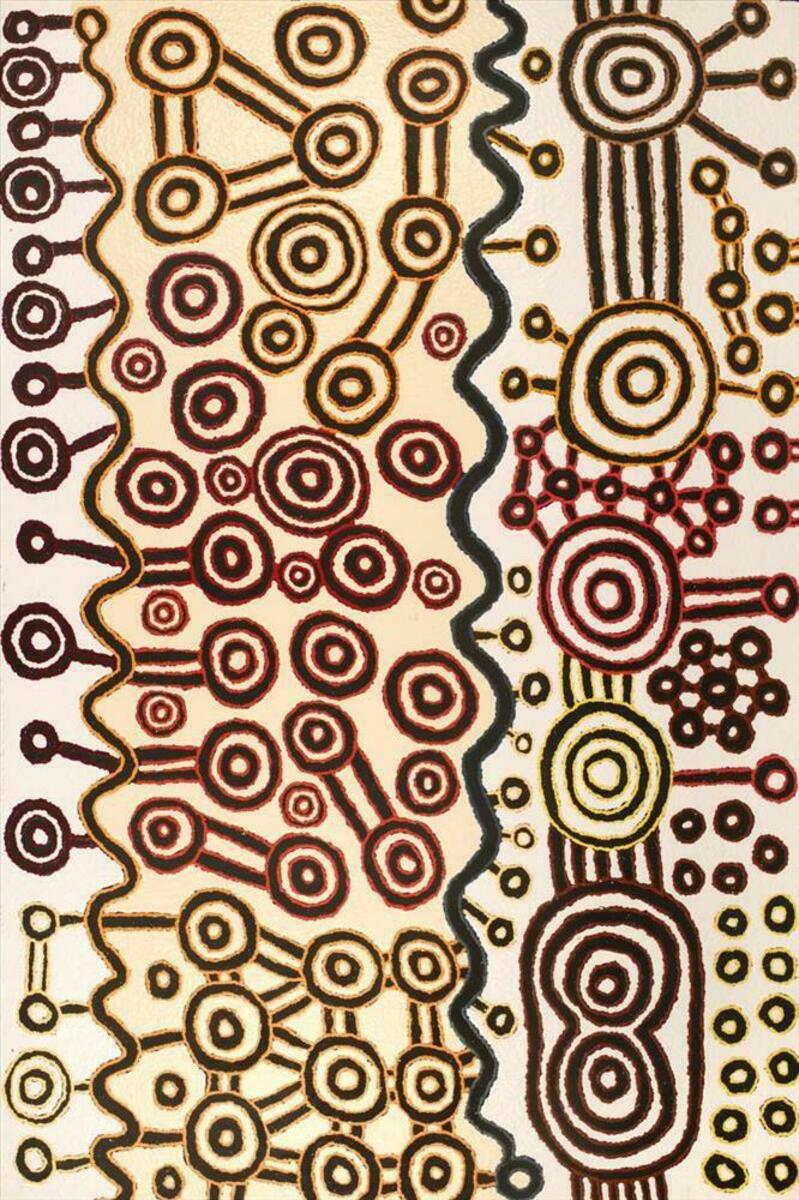 Roschelle Nampijinpa Major - Warna Jukurrpa (Snake Dreaming)
