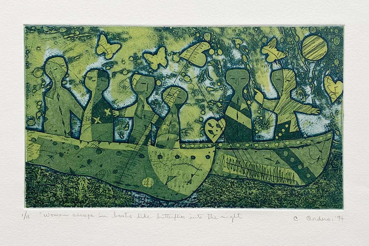 Women Escape in Boats Like Butterflies Into the Night