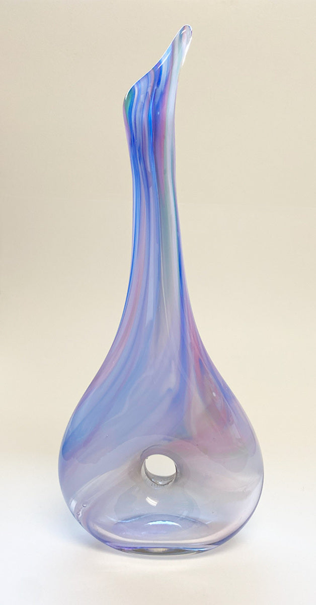 Hoop Vase - pink/purple
