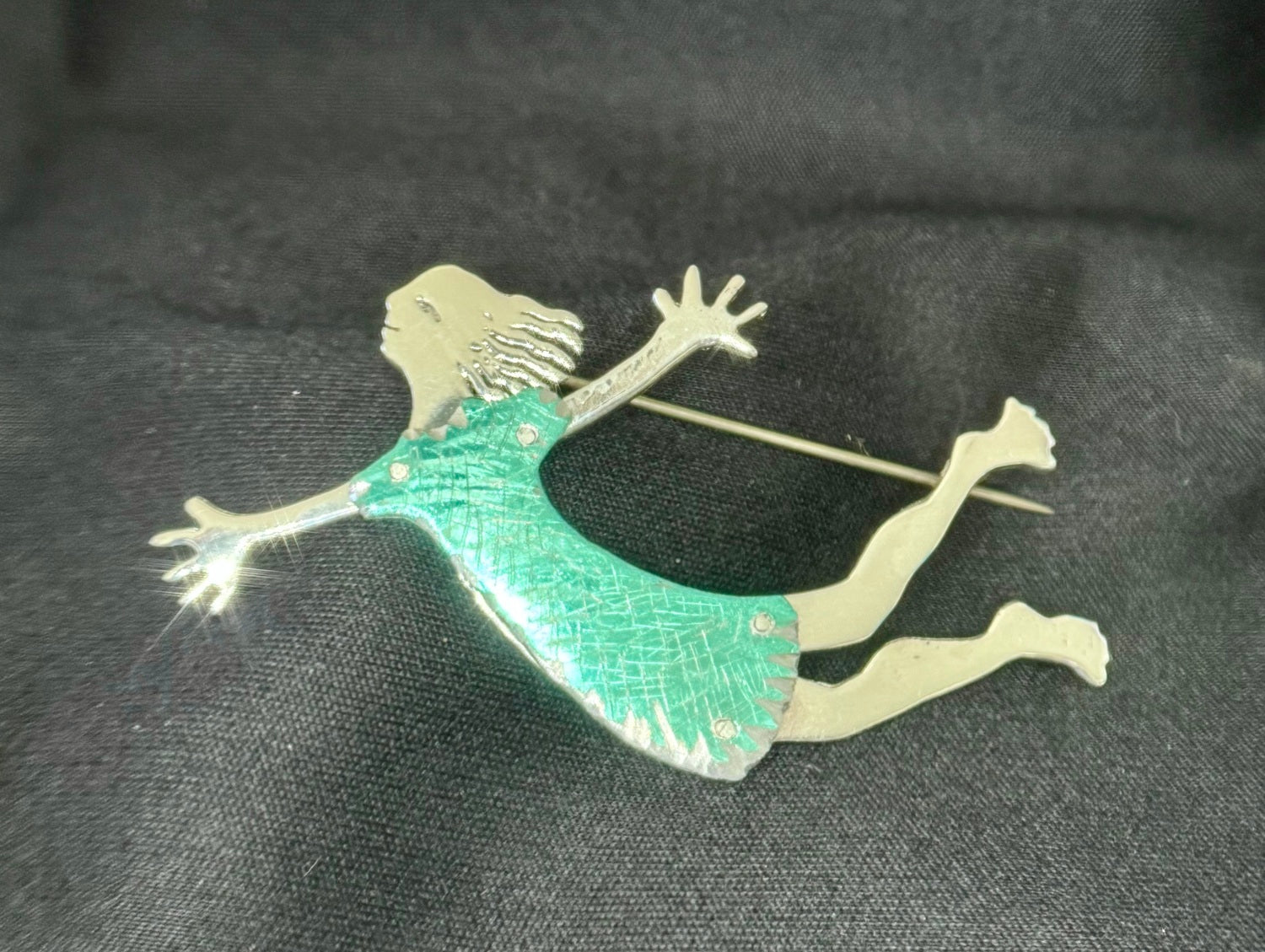 Joyous Woman brooch