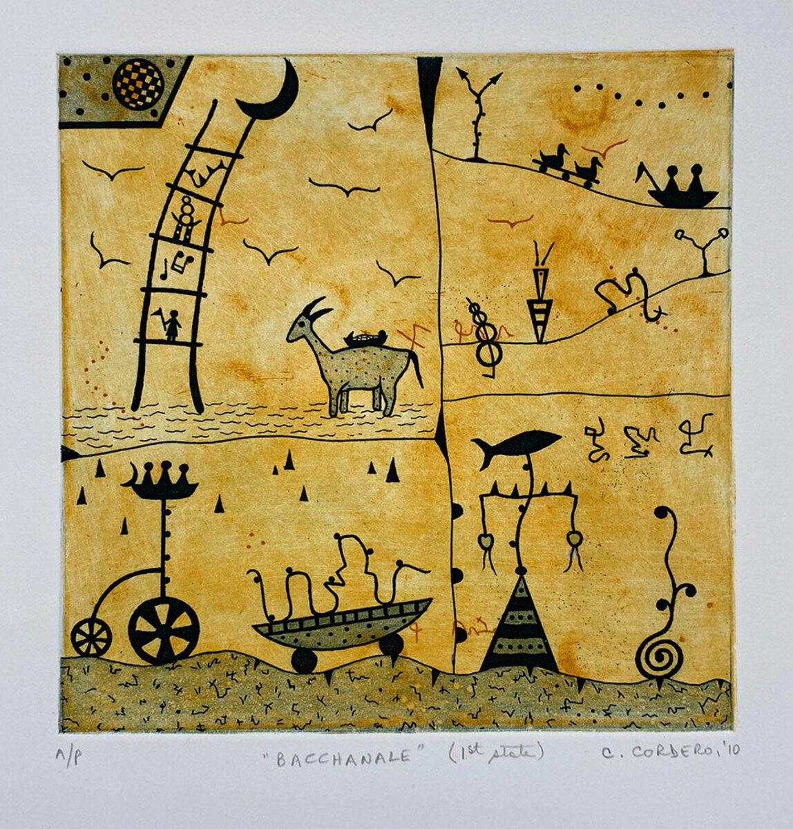Bacchanale, 1st State