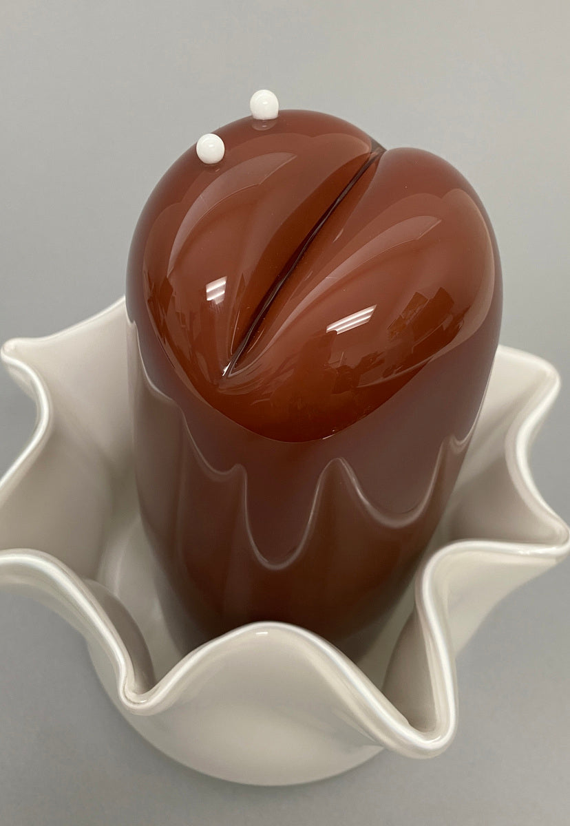 Frog Cake Keepsake - Brown
