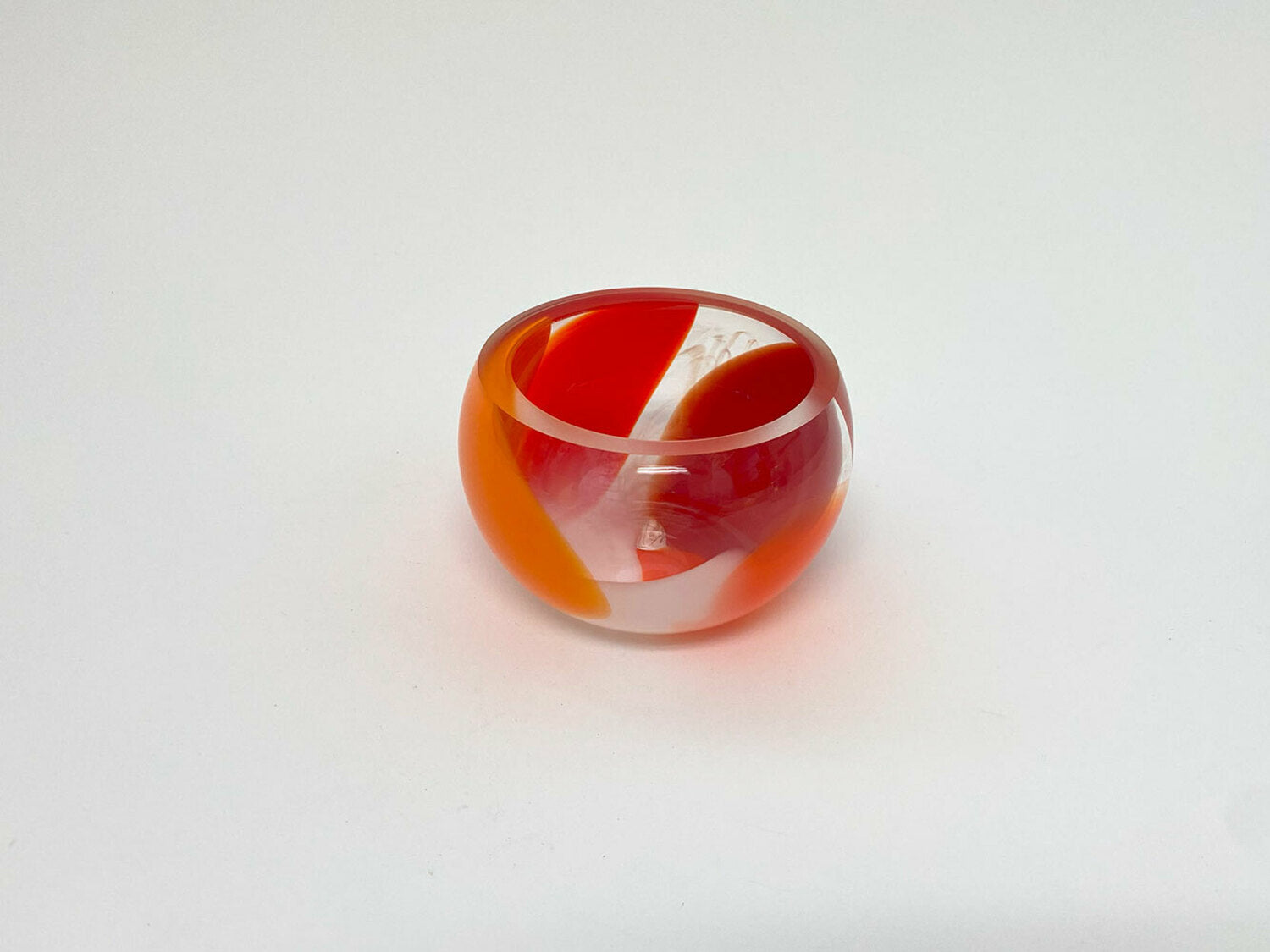 Mixed colour mini bowl - Orange/red