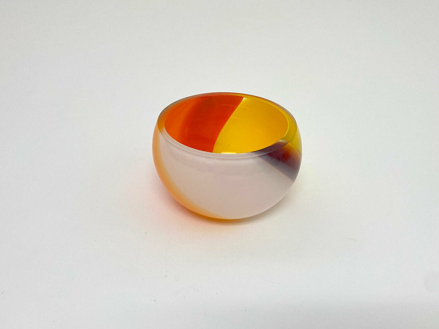 Mixed colour mini bowl - Orange/red