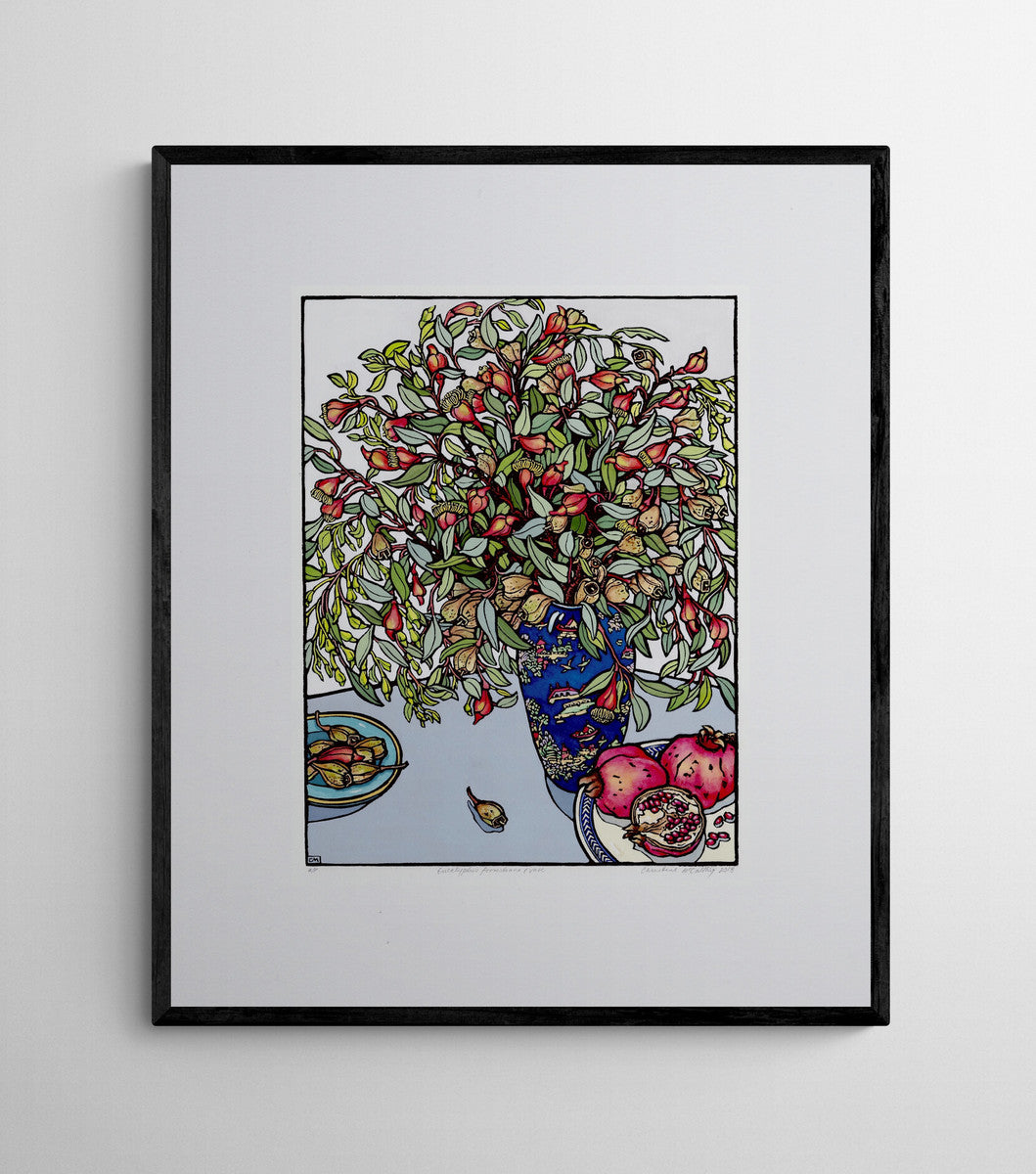 Eucalyptus Forrestiana and Vase