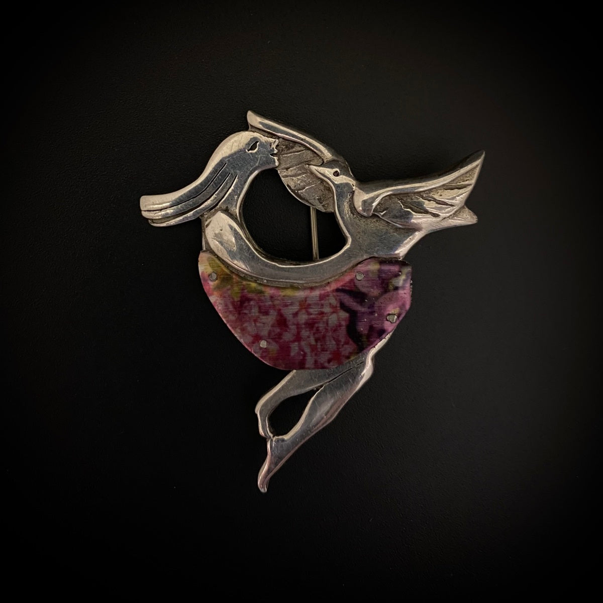 Joyous Woman Brooch - Bird Girl