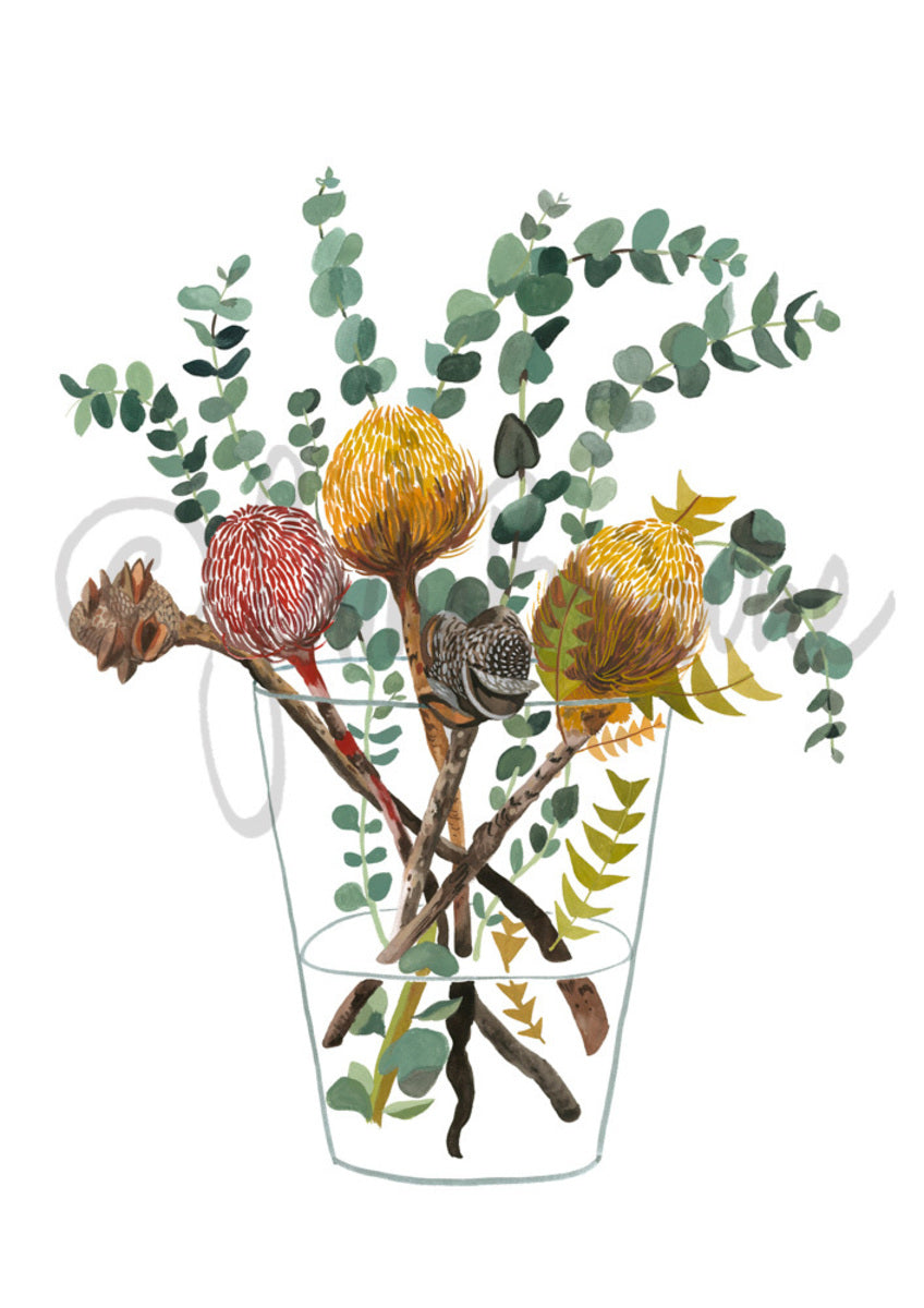 Banksia and Silver Dollar