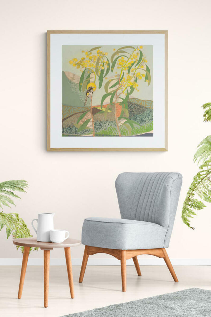 Locations of Memory, New Holland Honeyeater and Wattle