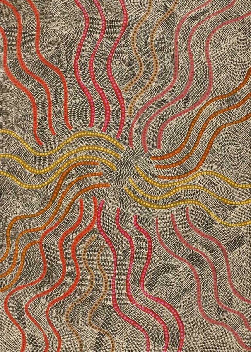 Marissa Napanagka Anderson - Ngapa Jukurrpa (Water Dreaming)