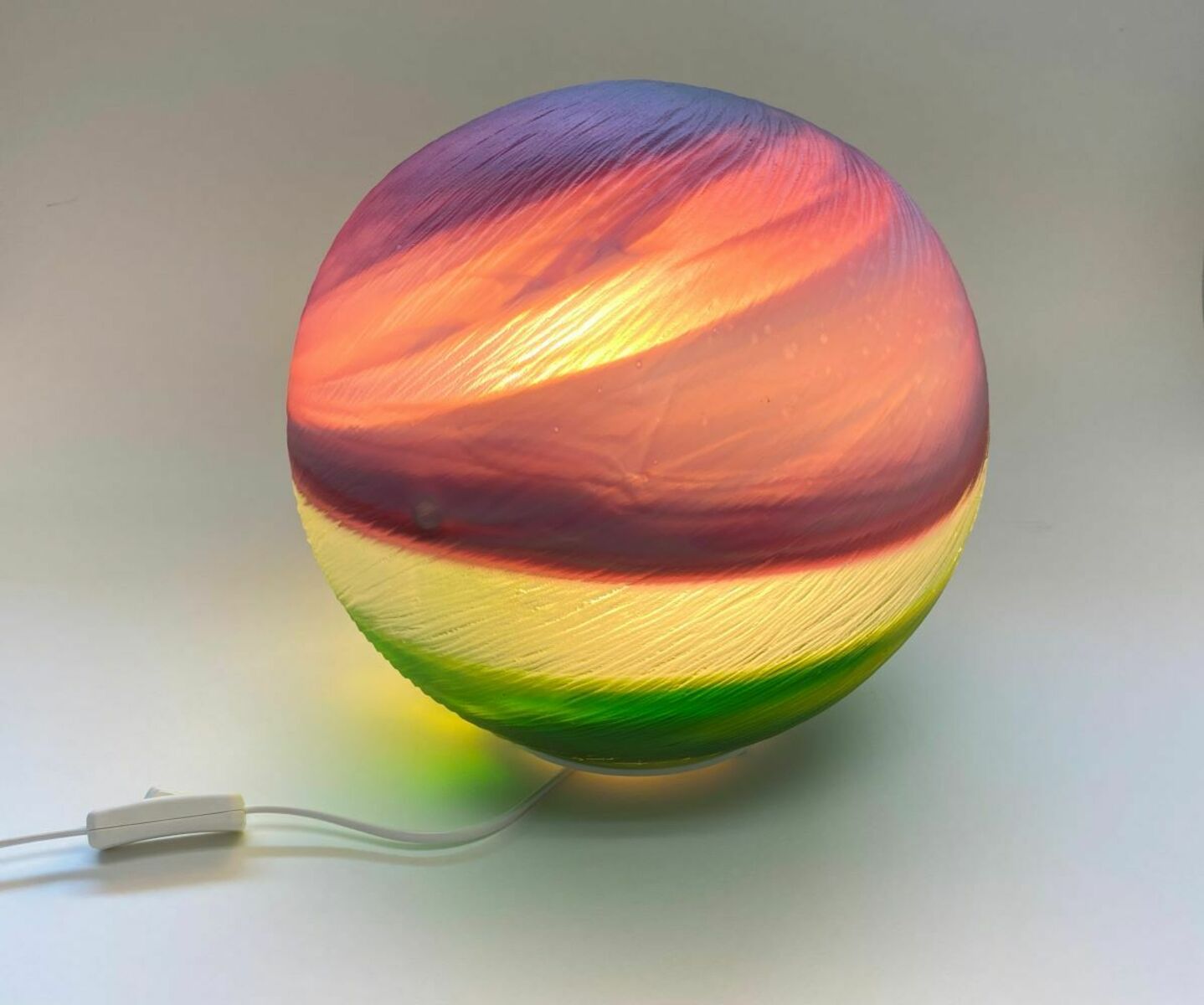 Slash and Cut Large Sphere Light