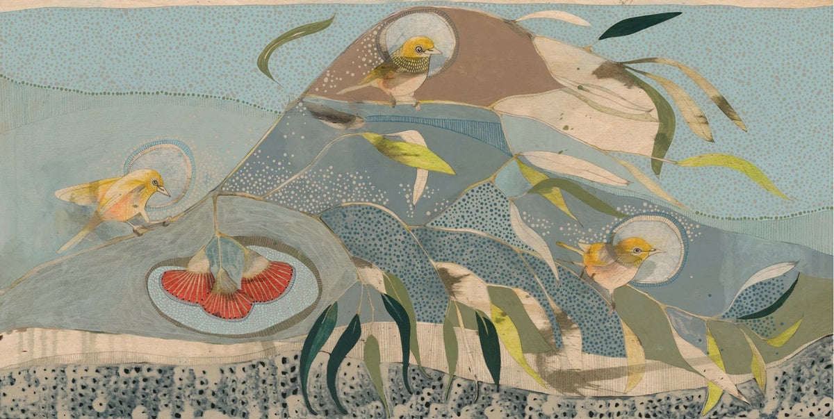 Silvereyes and Eucalyptus