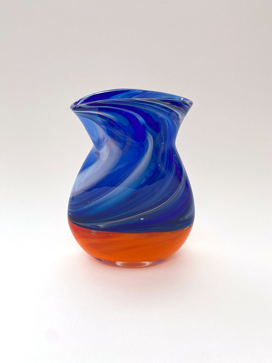 Outback Vase - Blue/Orange