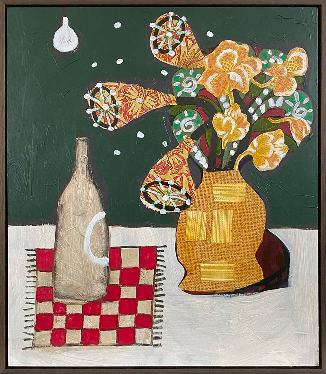 Checked Table Mat
