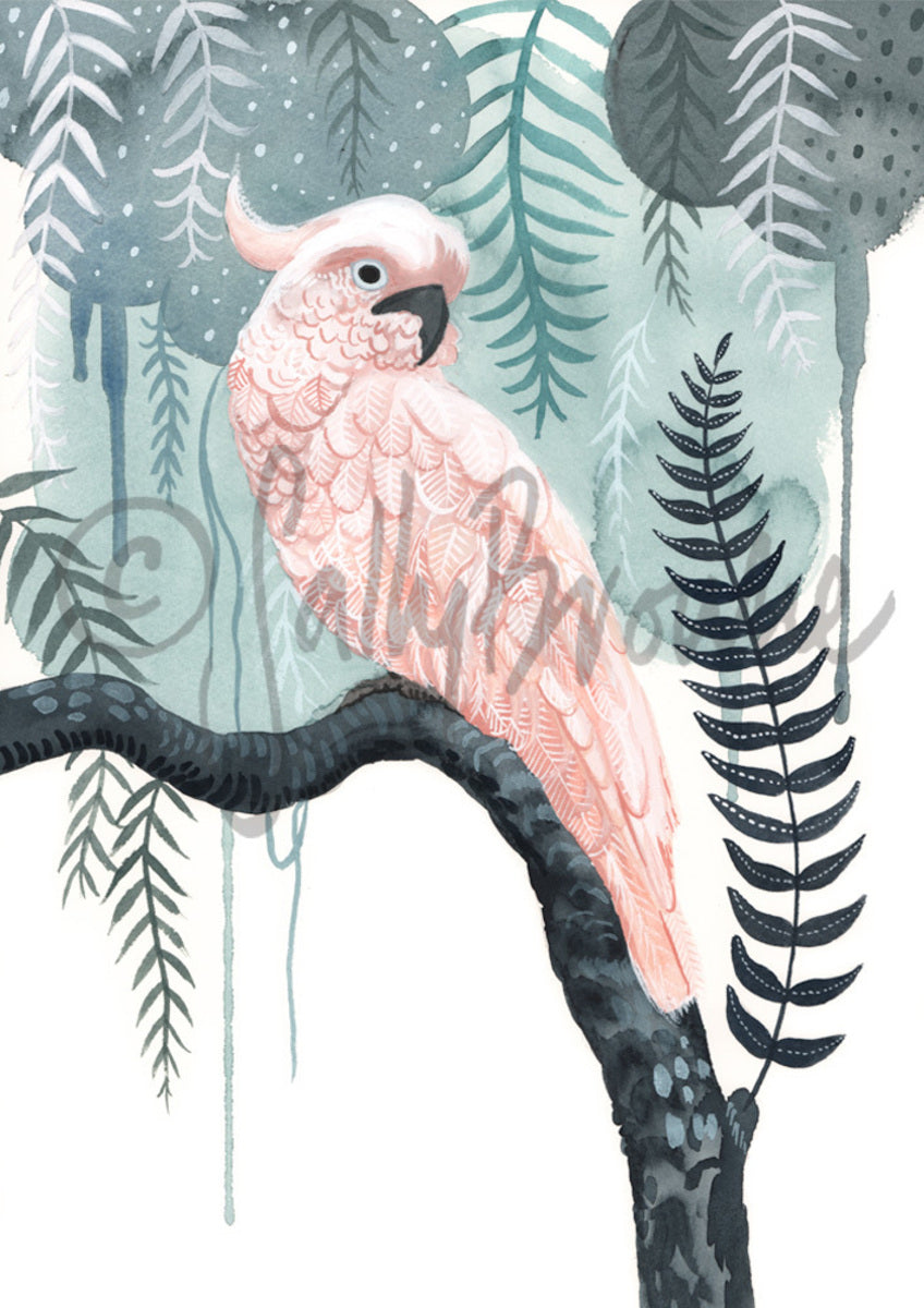 Pink Cockatoo - Fairy Floss Face