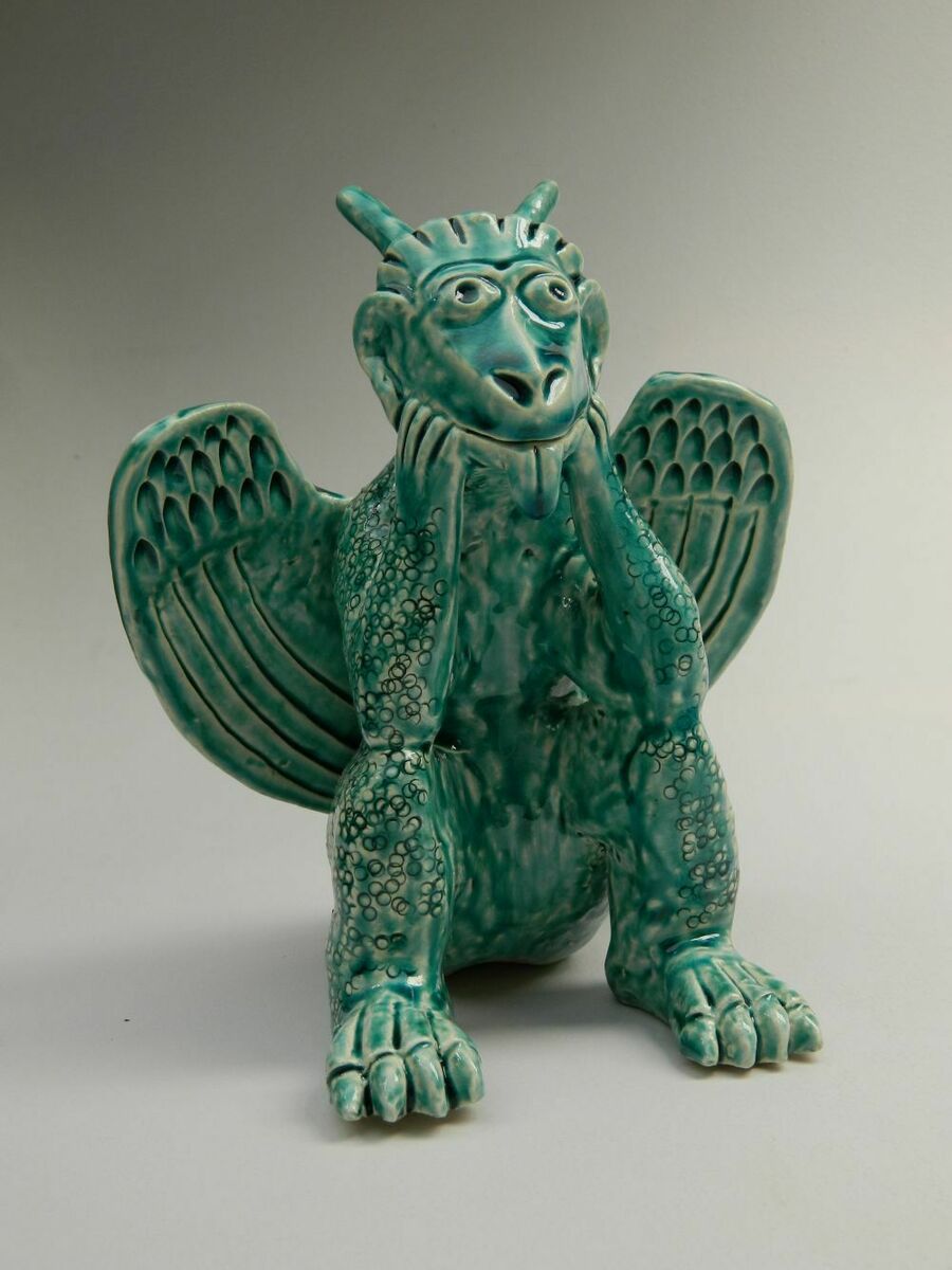 Kitchen Gargoyle (Egyptian Blue)