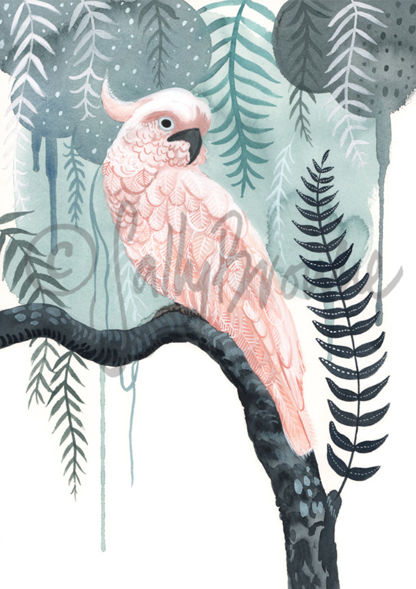 Pink Cockatoo - Fairy Floss Face