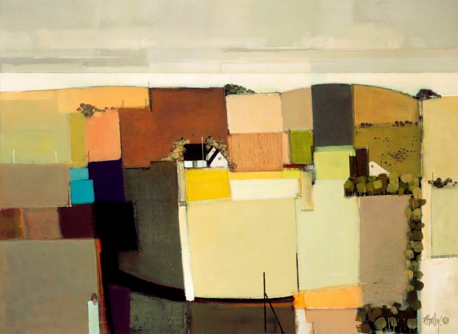 Checked Landscape