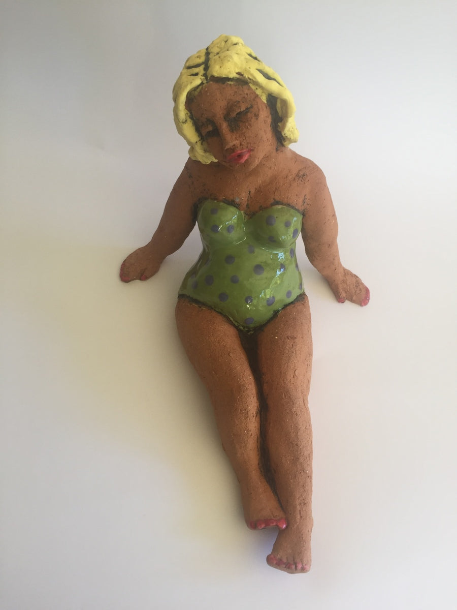 Beach Girl (green bathing suit)