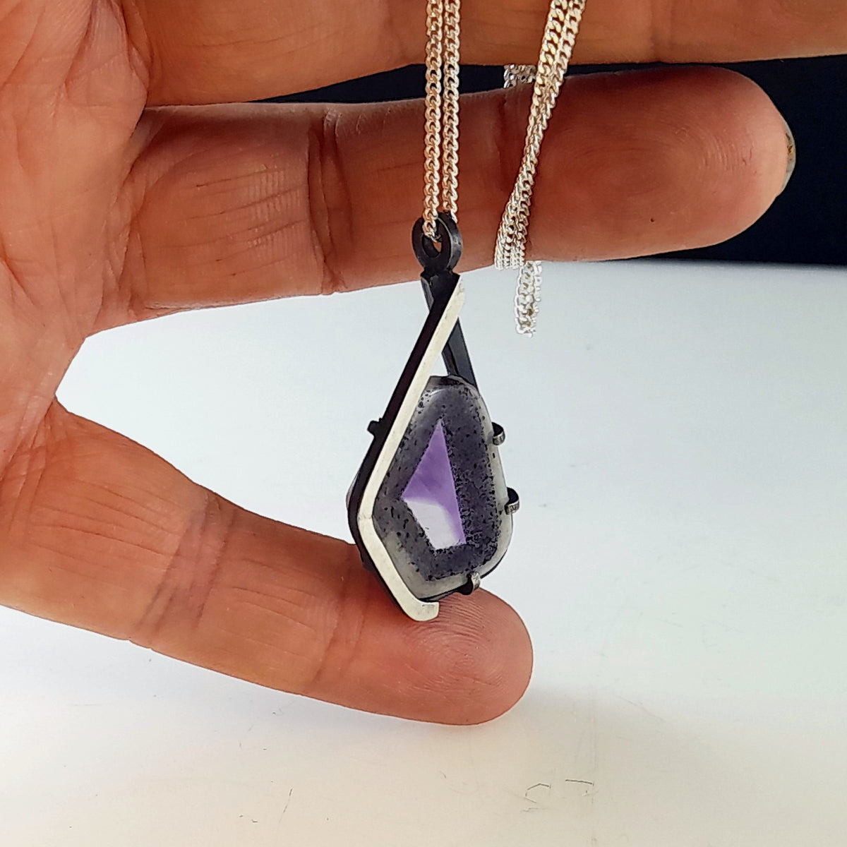 INCLUSION: Trapiche Amethyst Necklace