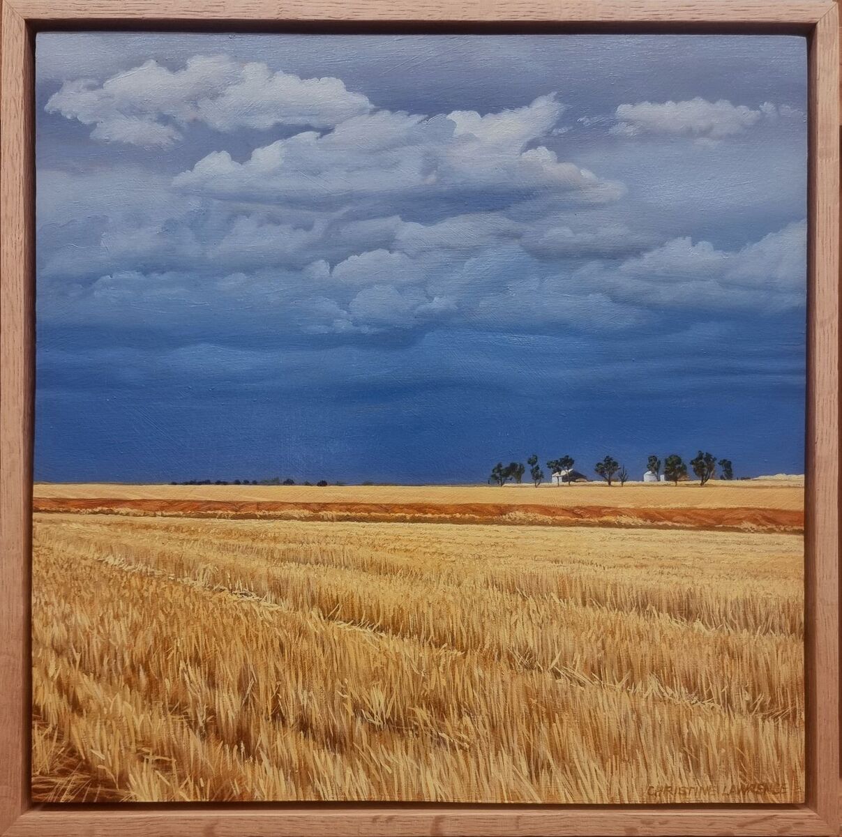 Crops and Clouds #9  Storm Clouds Gathering Over the Stubble
