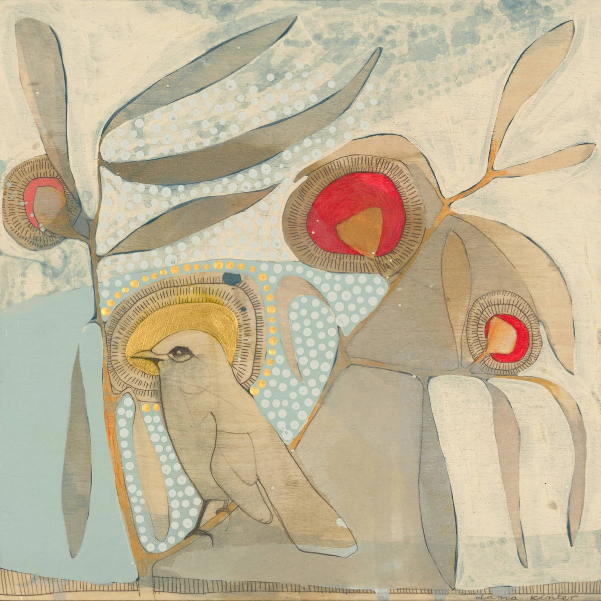 Western Thornbill and Eucalyptus