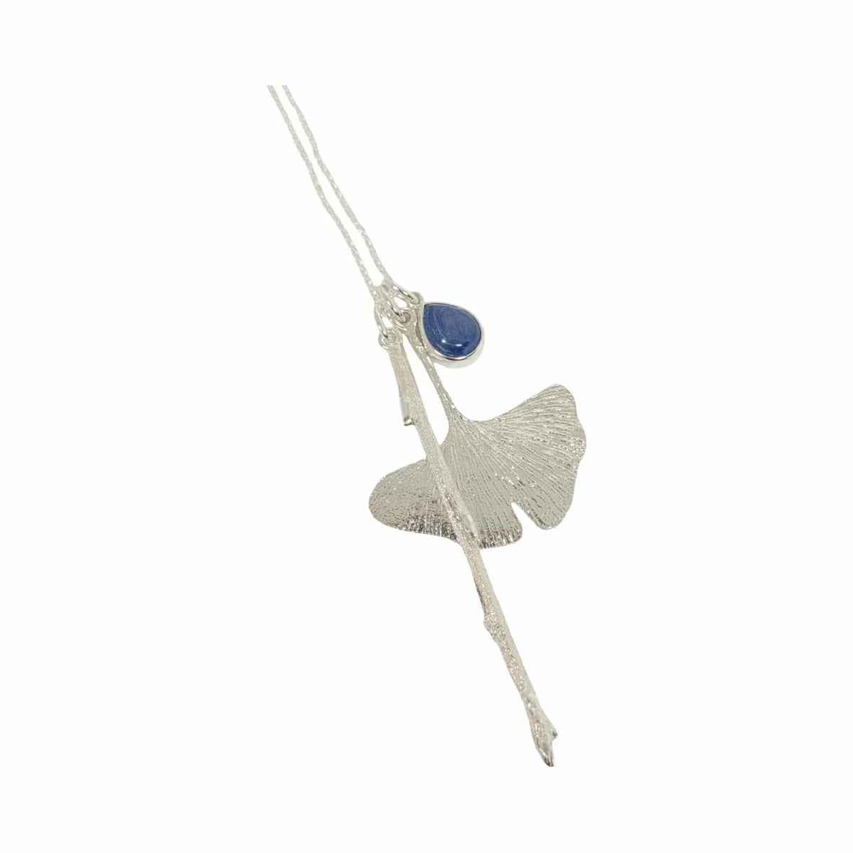 Ginkgo charm necklace