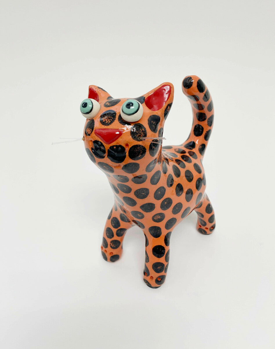 Orange Cat with Black Spots- Medium