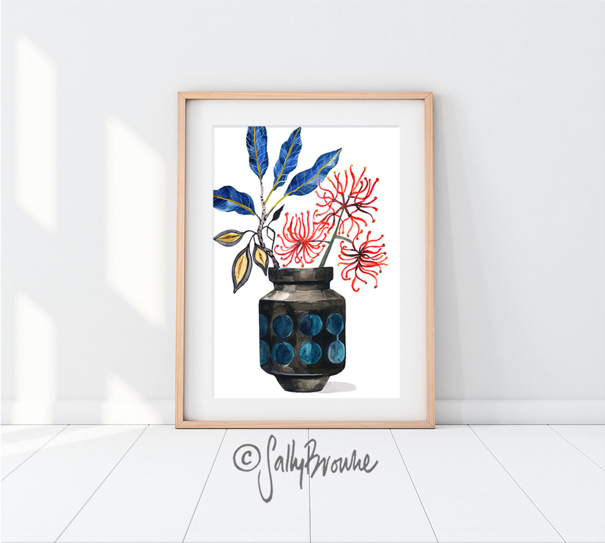 Firewheel in Retro Vase