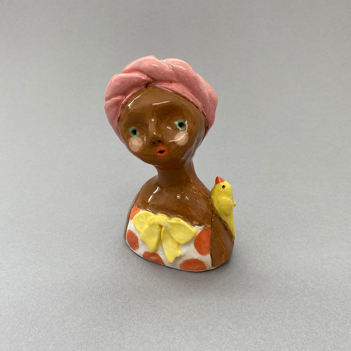 Mini Gloss - Yellow Bird and Yellow Bow