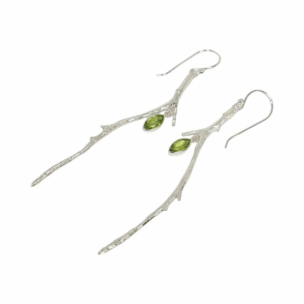 Sticks & stones earrings peridot