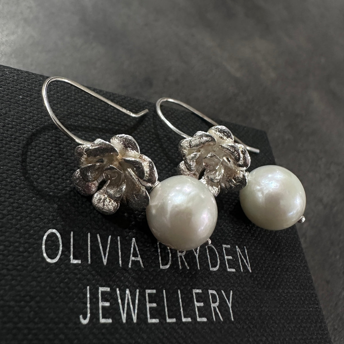 Succulent with Freshwater Pearl Drops