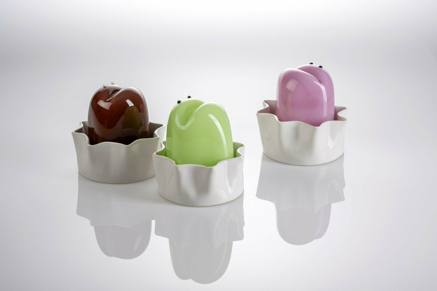 Frog Cake Keepsake - Green Frog Cake with Patty-pan