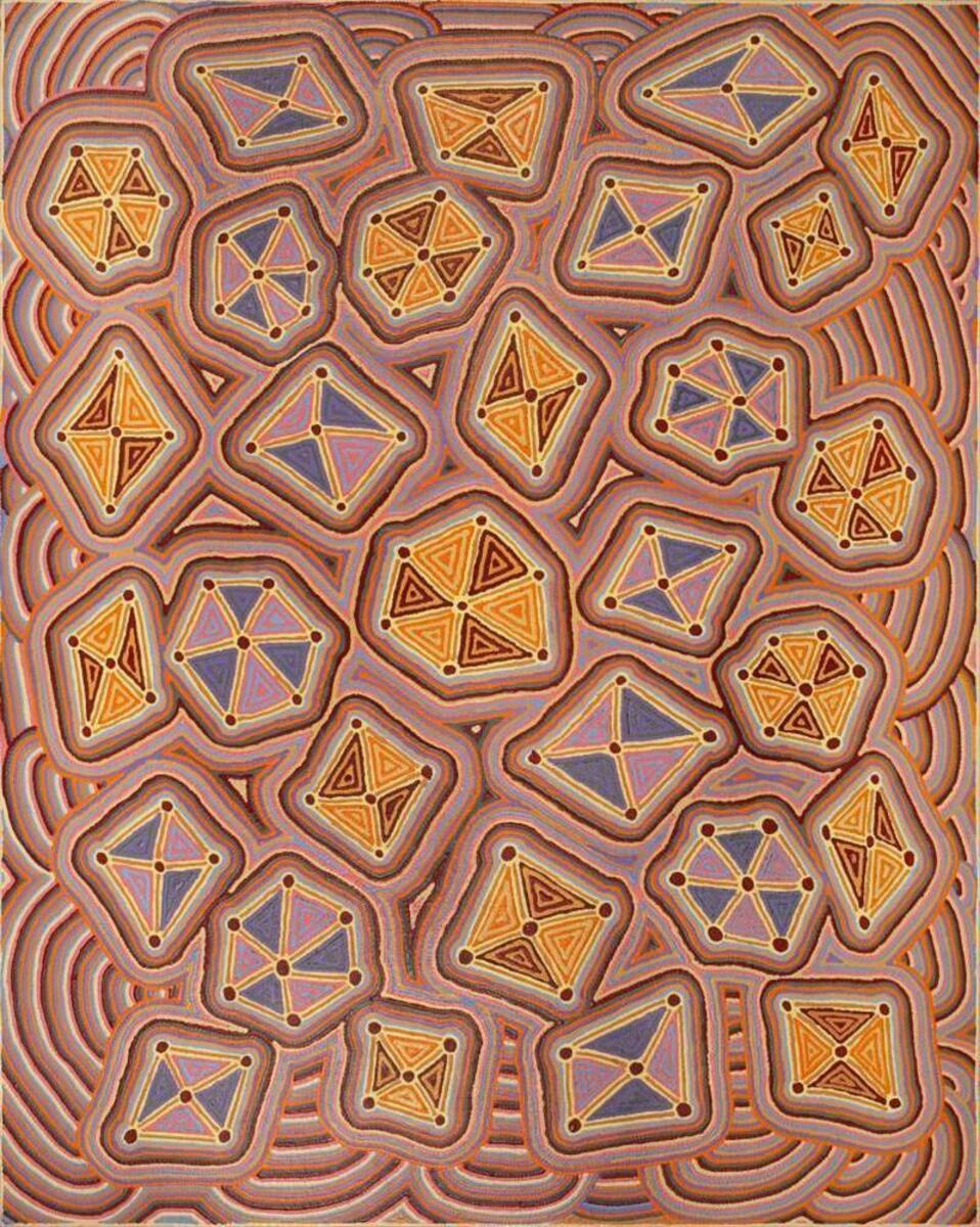 Sabrina Nungarrayi Gibson - Yankirri Jukurrpa (Emu Dreaming) - Ngarlikirlangu