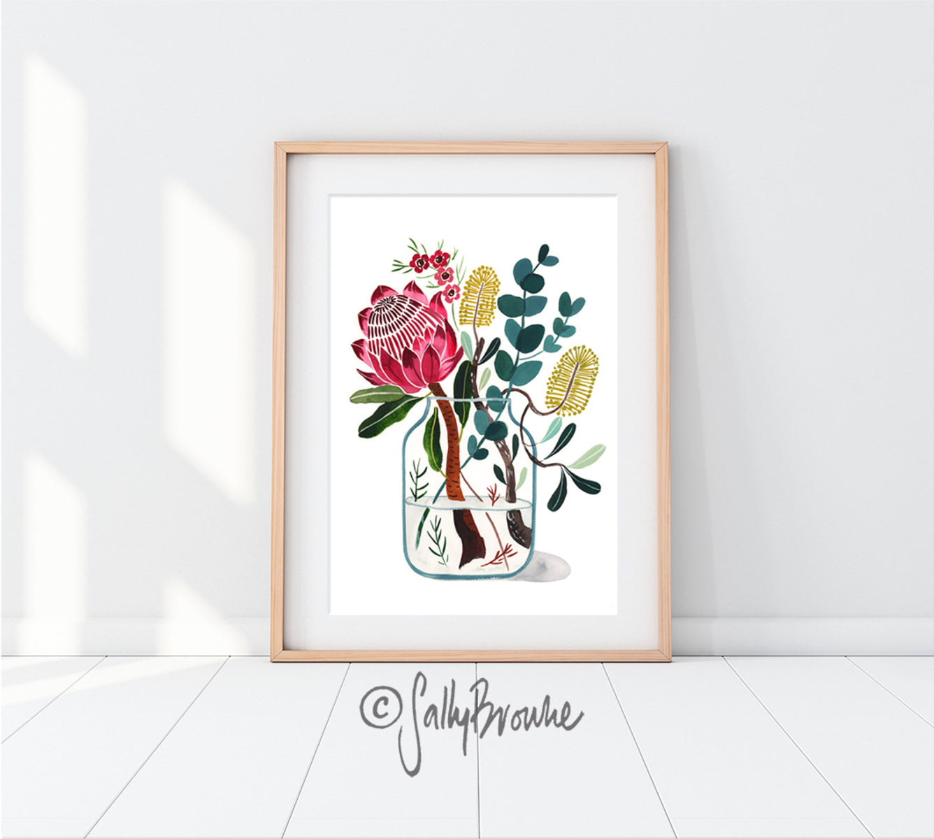 King Protea, Integrifolia and dollar gum