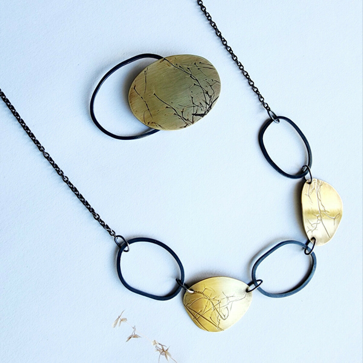 Butterfly Grass Cycle Necklace