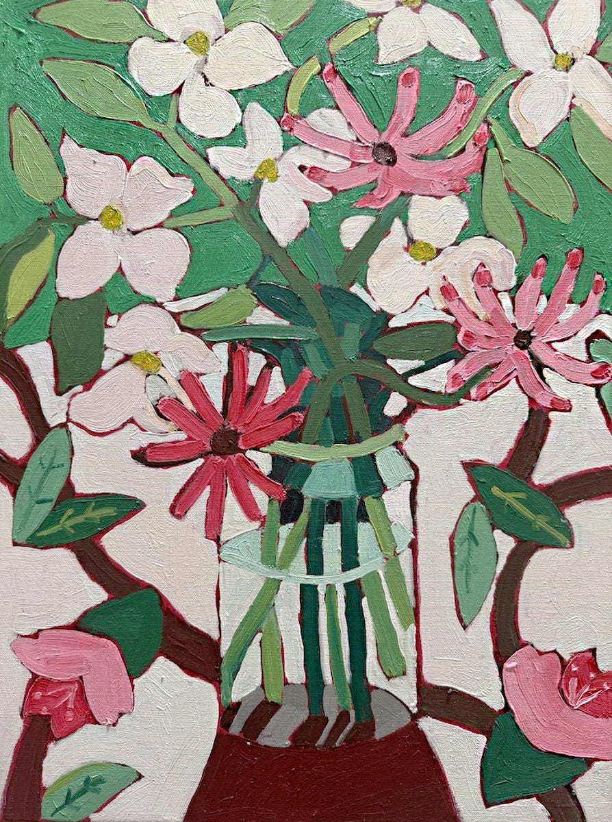 Dogwood and Gerberas