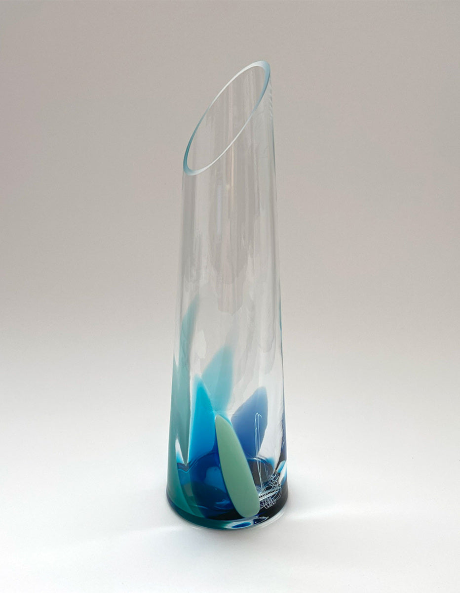 Mixed Colour Decanter - Blue