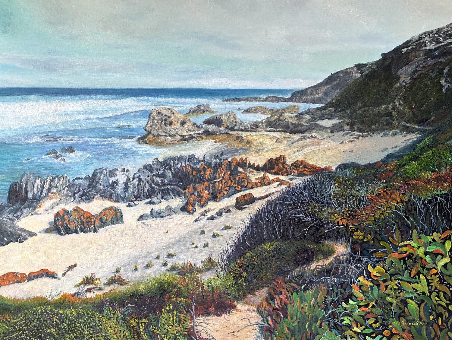 Morning Light on Rocks