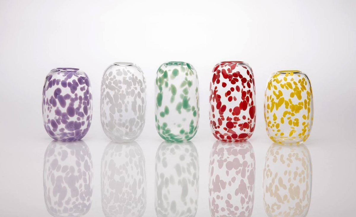 Aussie Front Yard Vases - Jade (Green spots)