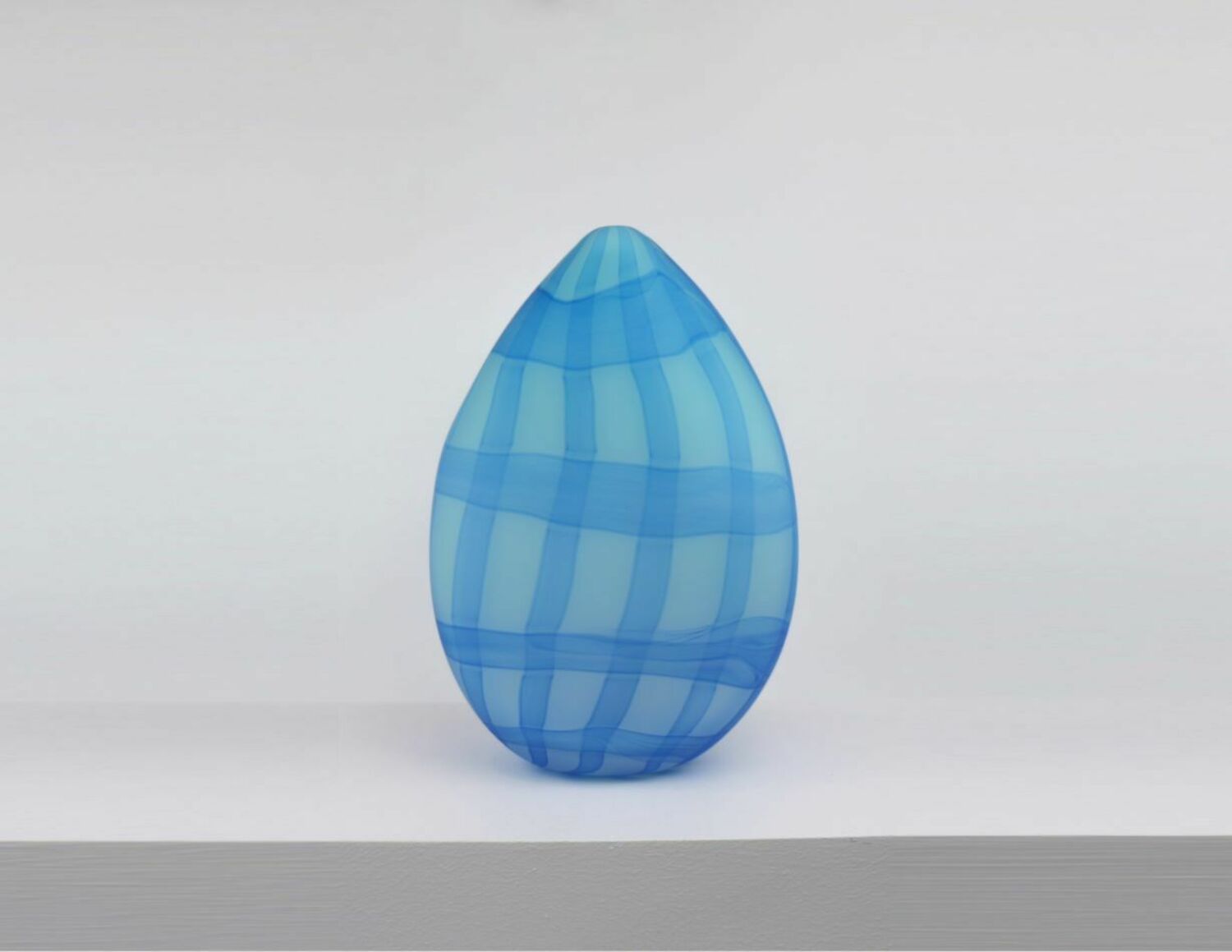 Gingham Vessel - Blue
