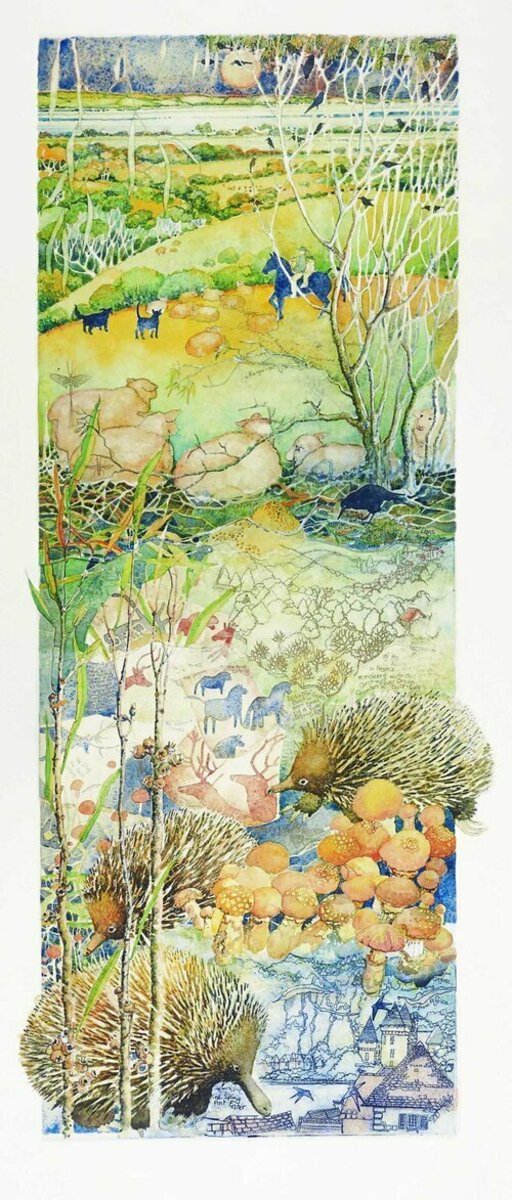 Island high hills to La Roque Gageac