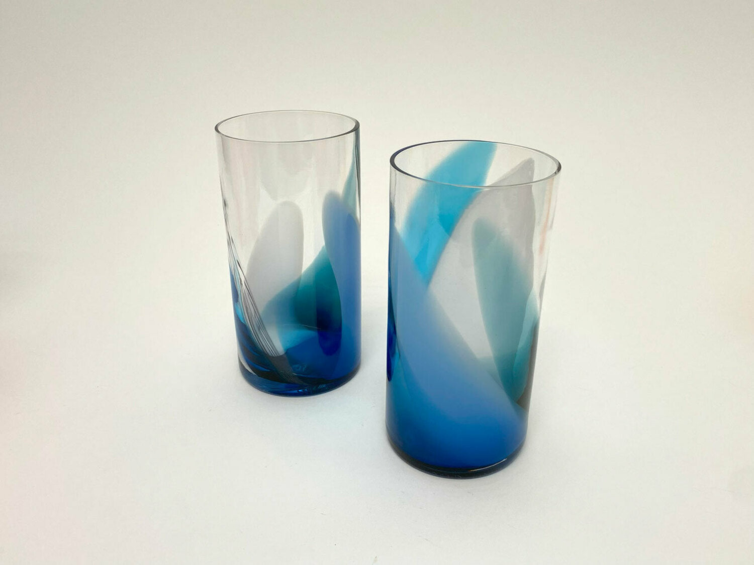 Mixed Colour Blue Tumblers