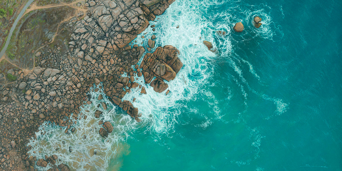 Swirling White Water At Port Elliot