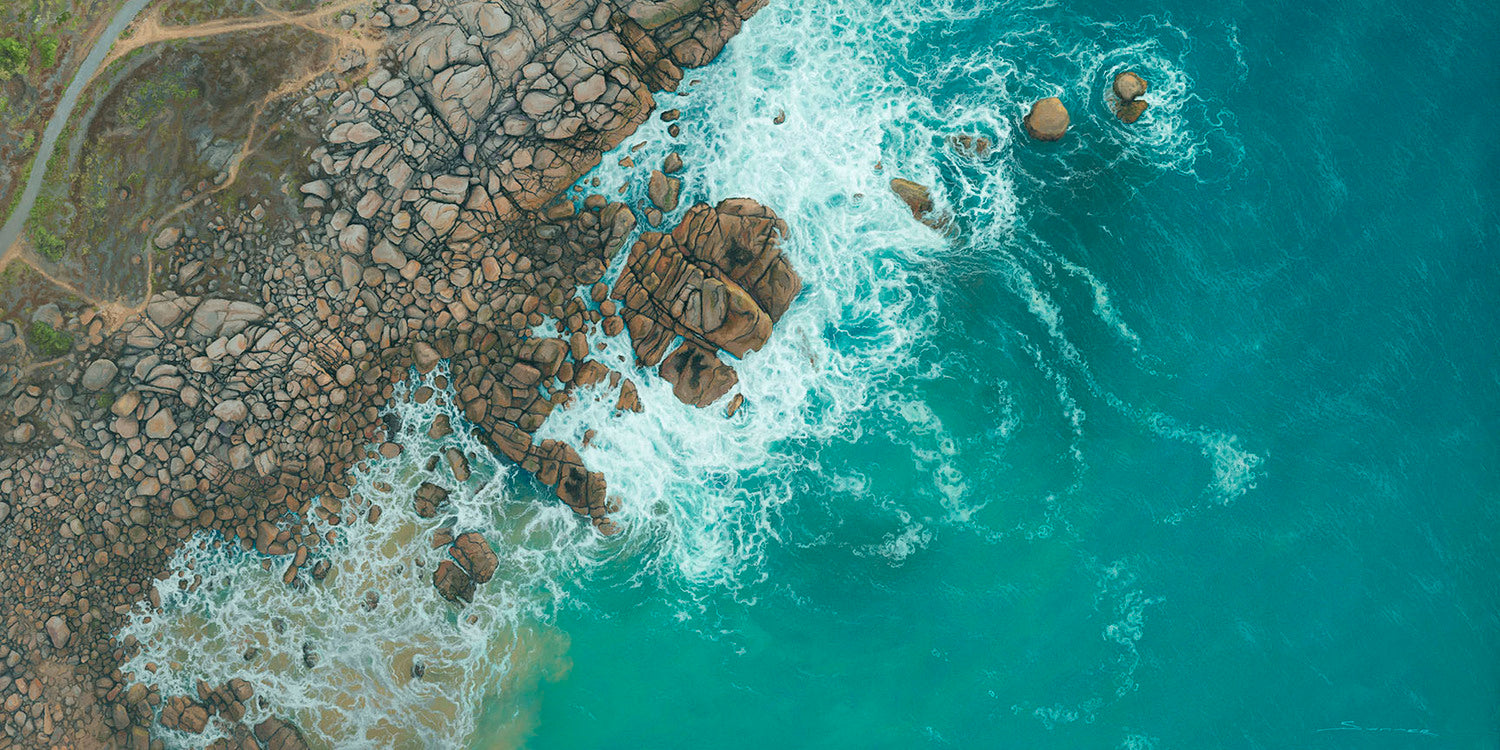 Swirling White Water At Port Elliot