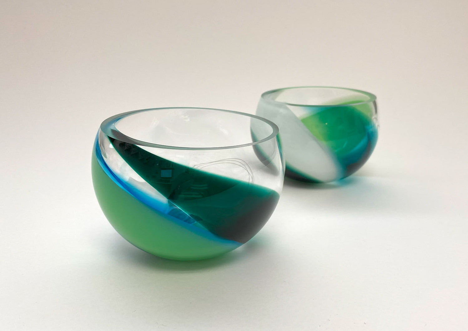 Mixed colour mini bowl - Green